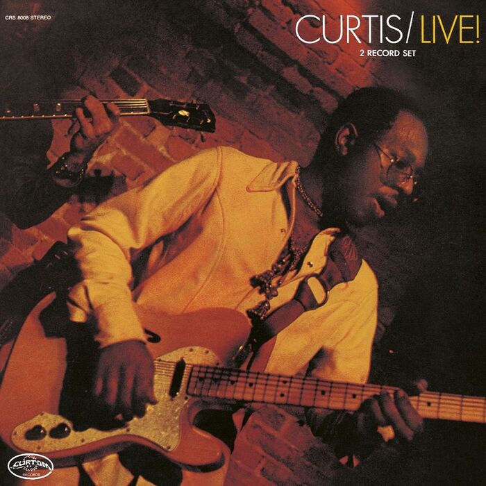 Curtis Mayfield – Curtis/Live! album art