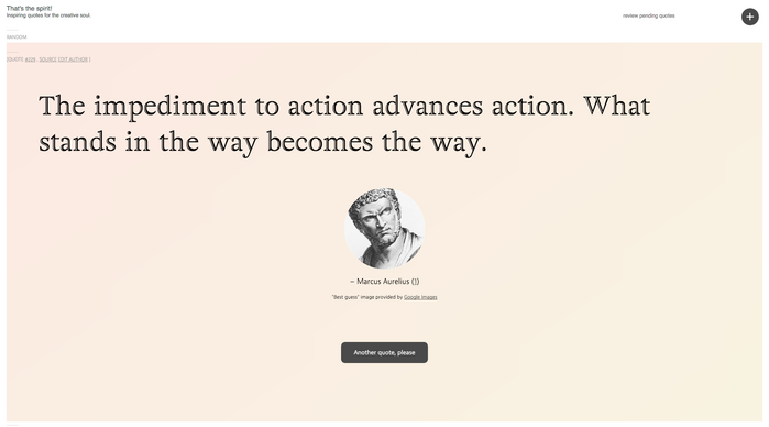 That’s the spirit! website 1