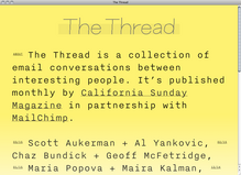 <cite>The Thread</cite> website