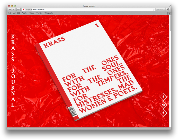 Krass Journal website (2014) 4