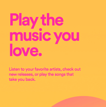 Spotify website (2015)
