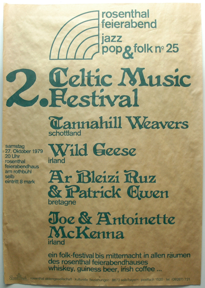 2. Celtic Music Festival poster