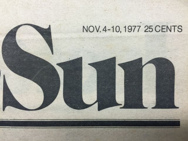 Pacific Sun, Nov. 1977 3