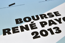 Bourse René Payot 2013