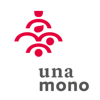 unamomo logo and label 1