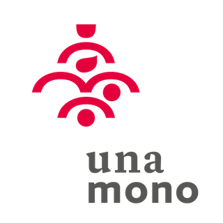 unamomo logo and label 1