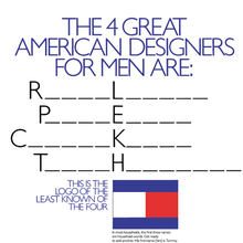 Tommy Hilfiger launch campaign and identity Fonts In Use