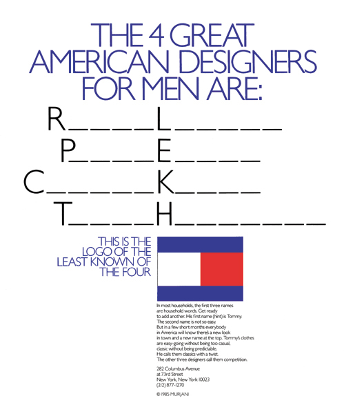 Tommy Hilfiger launch campaign and identity 1