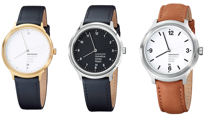 Mondaine Helvetica watch series - Fonts In Use
