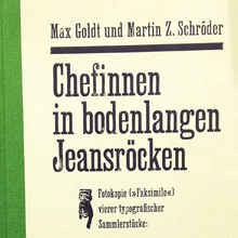 <cite>Chefinnen in bodenlangen Jeansröcken</cite>&nbsp;book cover