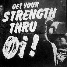 <cite>Strength Thru Oi!</cite> album art