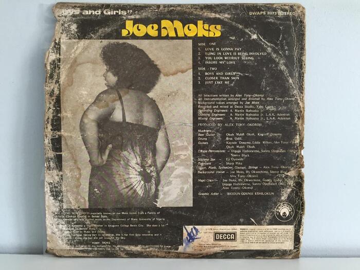 Joe Moks – Boys and Girls album art 3