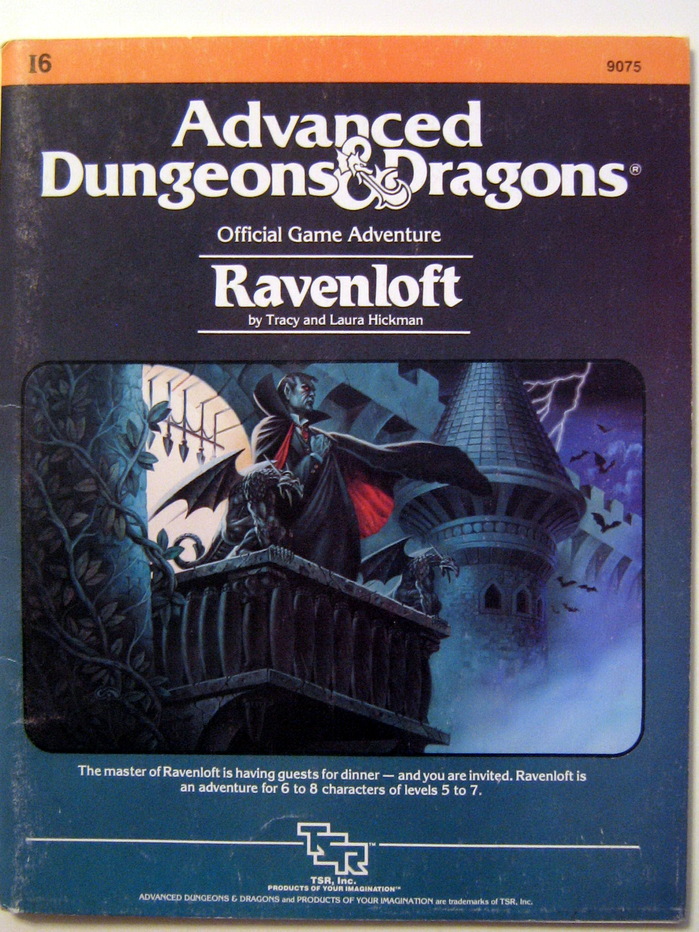 I-6 Ravenloft game module, published in 1983.