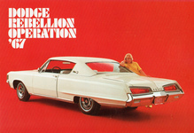 1967 Dodge Rebellion postcards