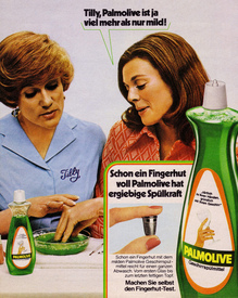 Palmolive 1970s ads: “It’s got fingers…”