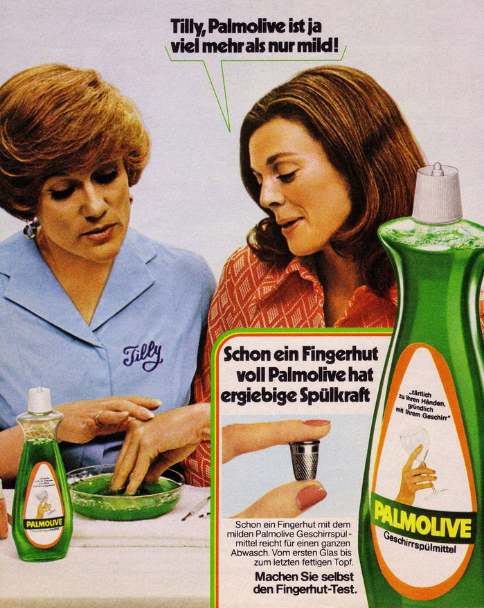 Palmolive 1970s ads: “It’s got fingers…” 2