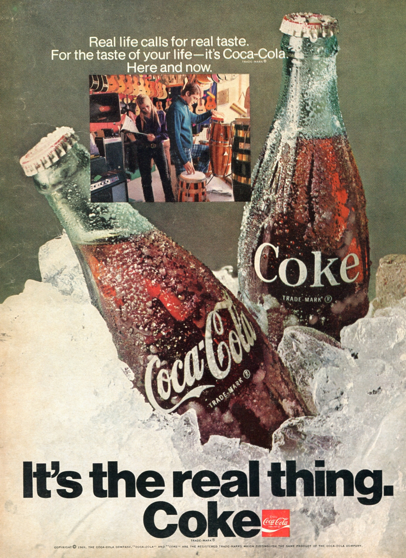 “It’s the real thing.” Coca-Cola Ads (1969–74) - Fonts In Use