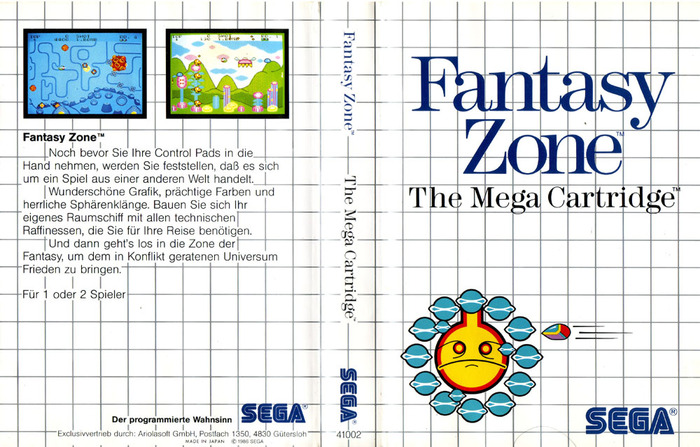 Sega Master System logo and accessory/game packaging 4