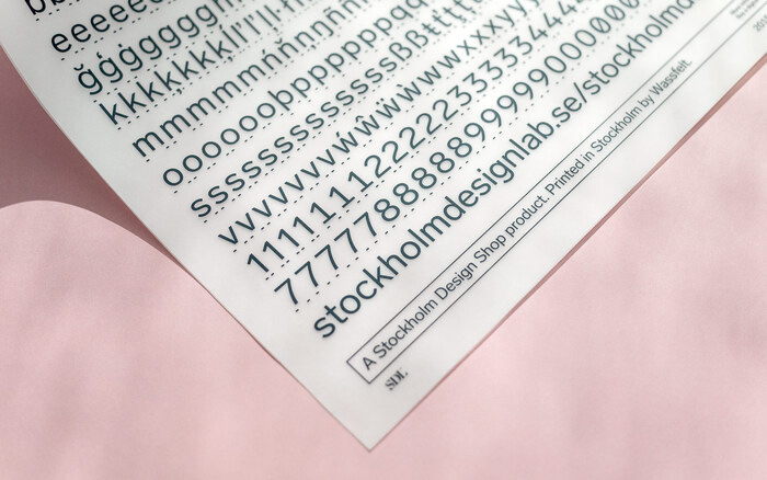 Lab Grotesque Letraset-style transfer sheet 2