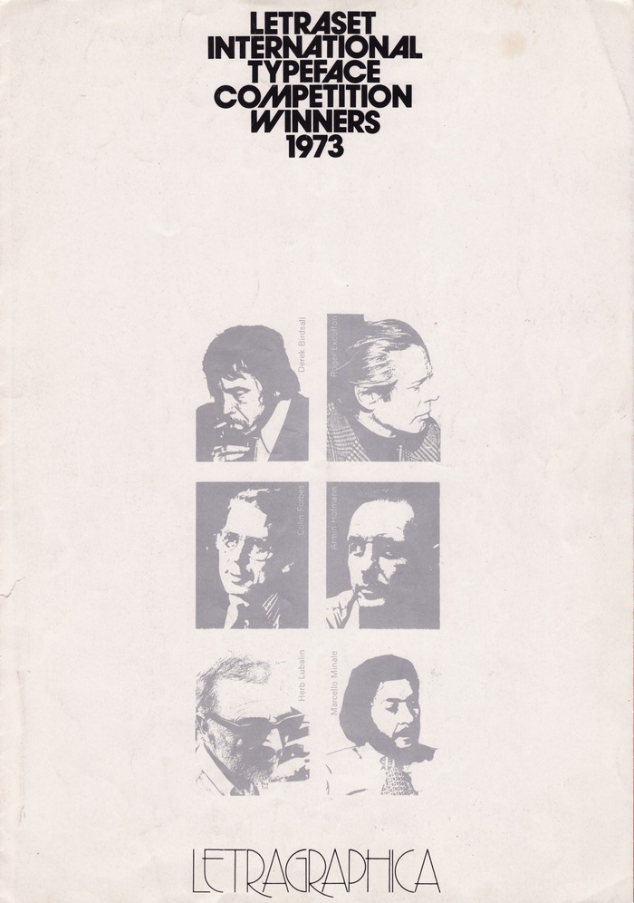 Letraset International Typeface Competition Winners 1973 1