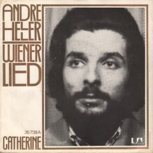 André Heller – “Wiener Lied” / “Catherine” single cover