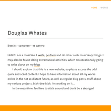 Douglas Whates website