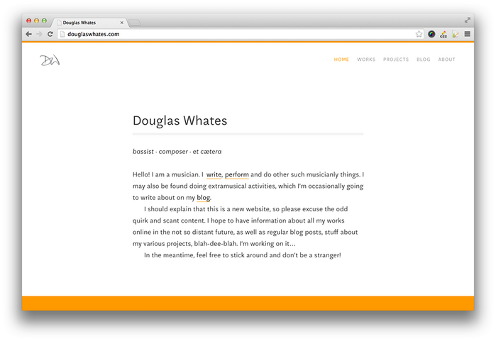 Douglas Whates website 1