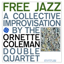 Ornette Coleman Double Quartet – <cite>Free Jazz </cite>album art