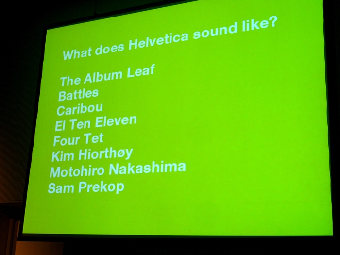 What does Helvetica sound like?