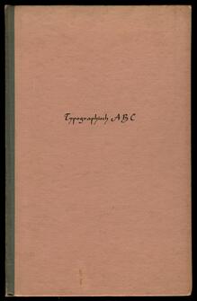 <cite>Typographisch ABC</cite> by Henri Friedlaender