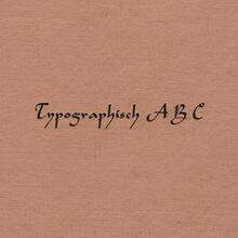 <cite>Typographisch ABC</cite> by Henri Friedlaender