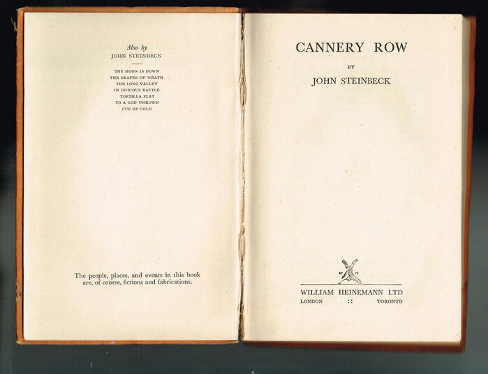 Title page (William Heinemann, London/Toronto, 1945)