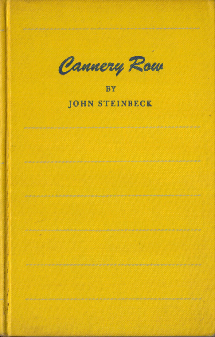 First Edition Third Printing (January 1945). Printed in U.S.A. by the Haddon Craftsmen.
Like the title on the jacket, the cloth binding now is in bright canary yellow as well &mdash; too good a pun to miss. There was also a Wartime Edition in blue boards.