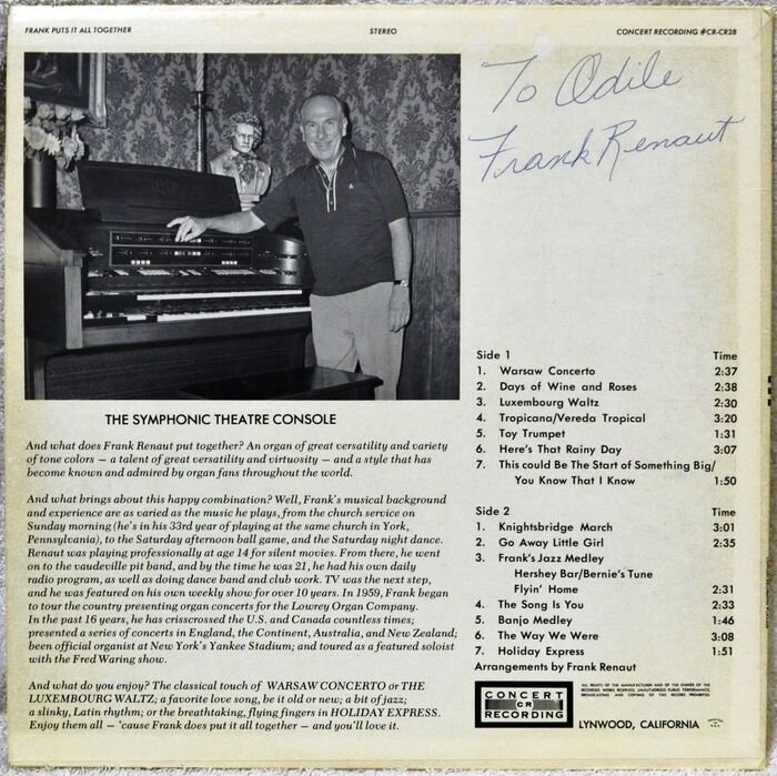 Frank Puts It All Together by Frank Renaut 2