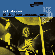 Art Blakey and the Jazz Messengers – <cite>The Big Beat </cite>album art
