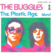 The Buggles – “The Plastic Age” / “Island” single cover