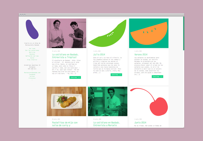 Baobab restaurant branding 12