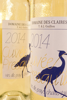 Domaine des Claires: Cuvée Presqu’île 2014