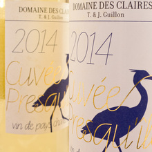 Domaine des Claires: Cuvée Presqu’île 2014