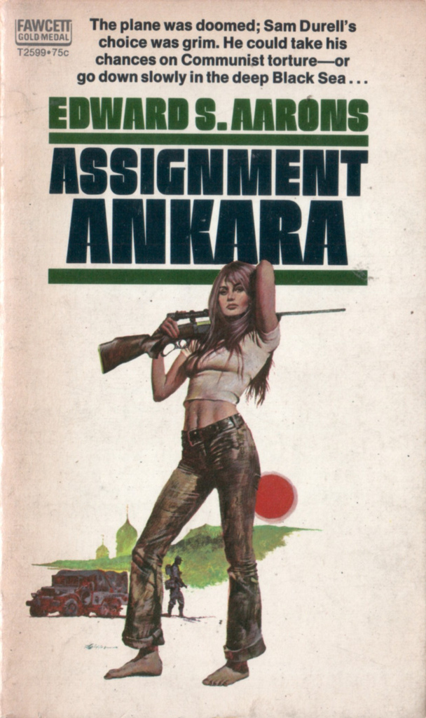 Edward S. Aarons paperback covers, Fawcett Gold Medal editions, 1969–72 13