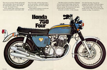 Honda 750 Four brochure