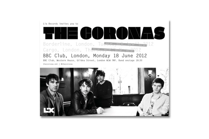 The Coronas Closer to You tour flyers 2