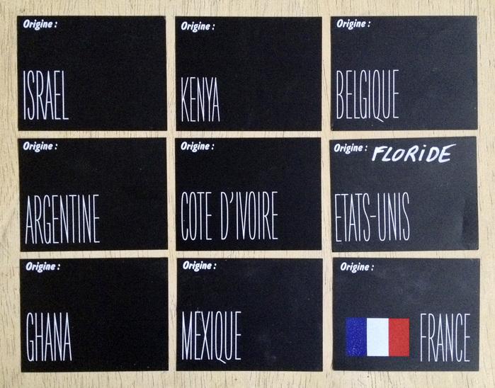 Carrefour food origin signs 1