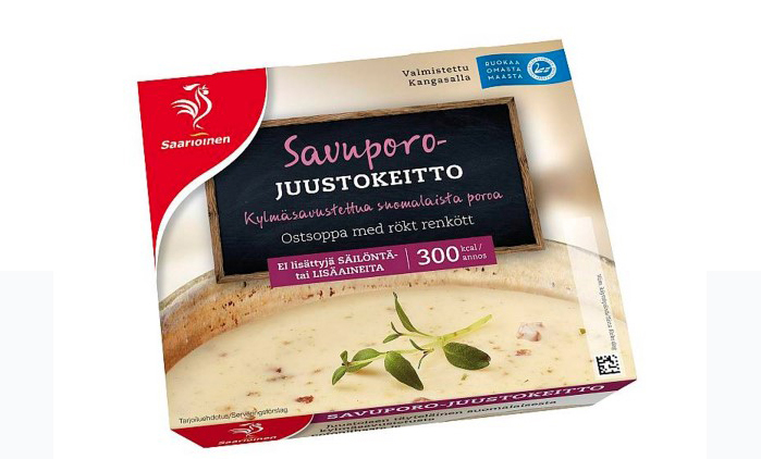 Even in Finland somewhat exotic: Smoked reindeer meat–cheese soup.