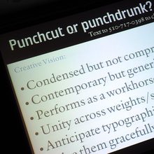 Qualcomm Sans Presentation, TypeCon 2006