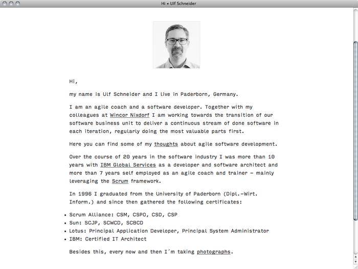 Ulf Schneider website 2