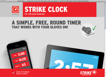 <cite>Strike Clock</cite> website
