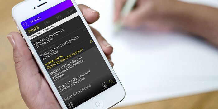 Head, Heart & Hand: AIGA Design Conference app 1