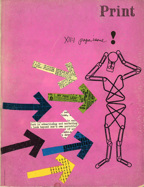 Print XII:1 (1958). Cover by Morton Goldsholl