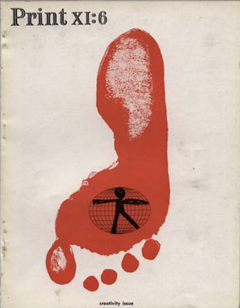 Print XI:6 (1957). Cover by Saul Bass